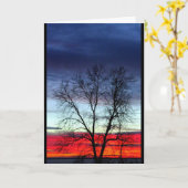 Carte Lac Winnebago Coucher du soleil n'importe quelle o (Fleur jaune)