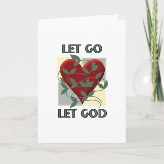Carte Lâcher prise, laisser Dieu