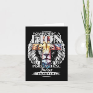 Carte Lâchez votre lion Brandon Lake Marchandise Louange