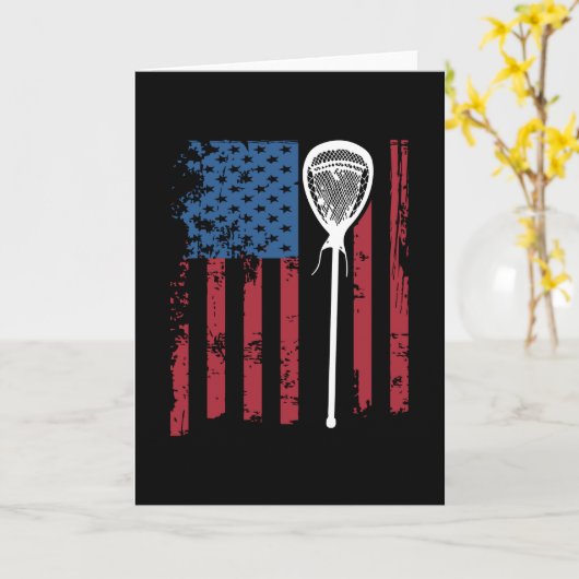 Carte Lacrosse (Fleur jaune)