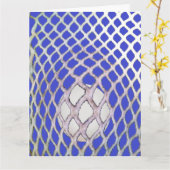 Carte Lacrosse Birthday (Fleur jaune)