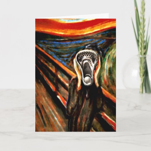 Carte Lacrosse Birthday (Devant)