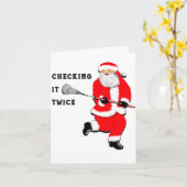 Carte Lacrosse Christmas (Fleur jaune)