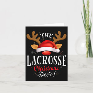 Carte Lacrosse Christmas Deer Pjs Xmas Family Matching
