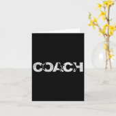 Carte Lacrosse Coach Lacrosse Coach Retro (Fleur jaune)