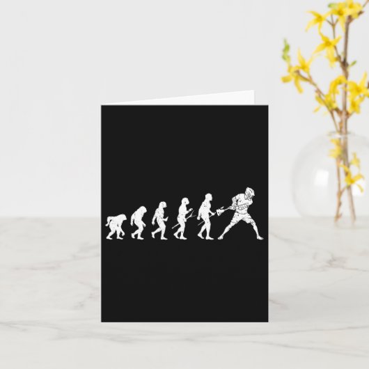 Carte Lacrosse Evolution - Lacrosse Player Evolution (Fleur jaune)
