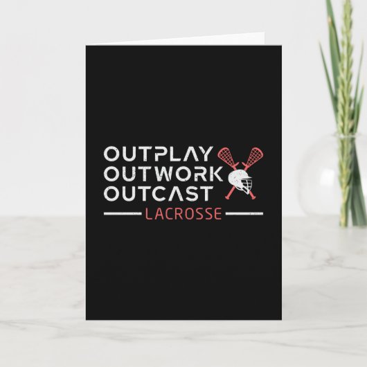 Carte Lacrosse Lecteur Lx Outplay Outcast Cadeau (Devant)
