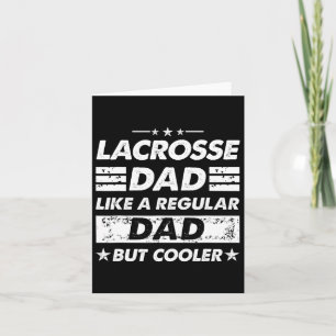 Carte Lacrosse Papa Comme Un Papa Régulier Drôle Lacross