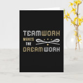 Carte Lacrosse Player Lax Sport Équipe De Travail Funny (Fleur jaune)