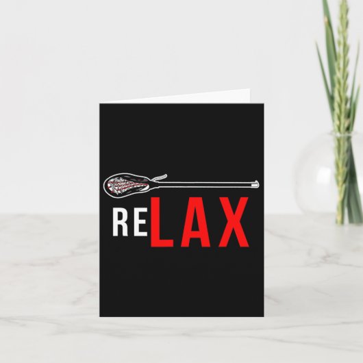 Carte Lacrosse - Sticks de crosse relax (Devant)