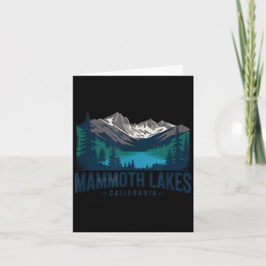 Carte Lacs Mammoth (Devant)