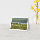 Carte Lacs Vinyard (blanc) finger (Fleur jaune)