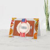 Carte L'action de grâces militaire toujours à notre tabl (Devant)