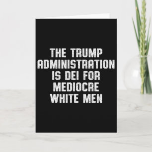 Carte L'administration Trump est faite pour les hommes b