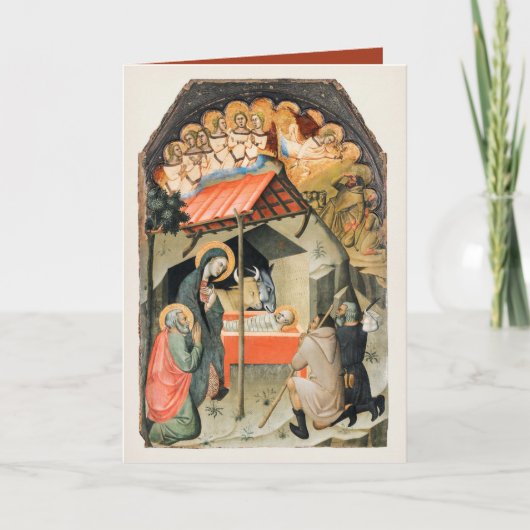 Carte L'adoration des bergers par Bartolo di Fredi (Devant)