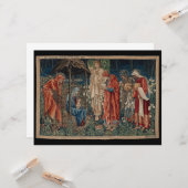 Carte L'Adoration des Mages (par Edward Burne-Jones) (Devant/Arrière en situation)