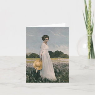 Carte Lady Bird Johnson - Aaron Shikler (1978)