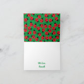 Carte Lady Bug Cute Anniversaire de enfant Party (Intérieur)