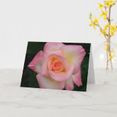 Carte Lady Di s'est levée (Fleur jaune)