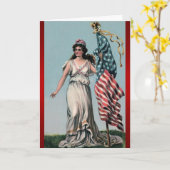 Carte Lady Liberty 1 (Fleur jaune)