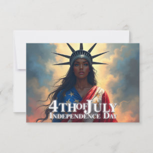 Carte Lady Liberty réinventée - Un nouveau visage de la