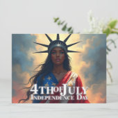 Carte Lady Liberty réinventée - Un nouveau visage de la  (Debout devant)
