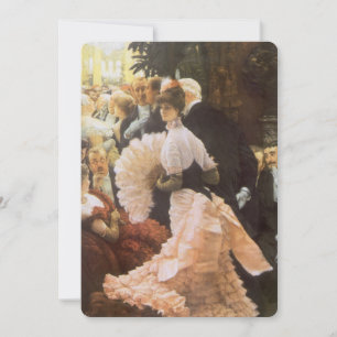 Carte Lady politique par James Tissot, époque victorienn