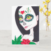 Carte Lady Rose (Fleur jaune)