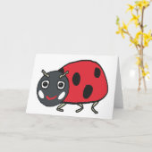 Carte Ladybird (Fleur jaune)