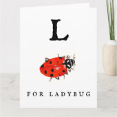 Carte Ladybug (Devant)