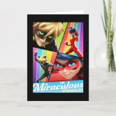 Carte Ladybug & Cat Noir | Puissance Miraculeuse ! (Devant)