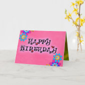 Carte Ladybug dot beetle Office Destiny Destiny Personna (Fleur jaune)