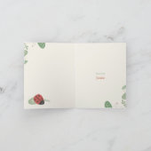 Carte Ladybug Fête d'anniversaire Merci (Intérieur)