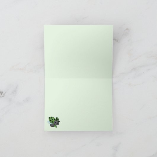 Carte Ladybug pour la boisson de thé (Intérieur)
