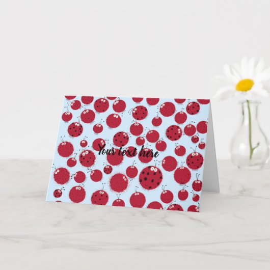 Carte Ladybug Shindig (Petite plante)