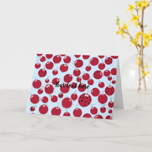 Carte Ladybug Shindig (Fleur jaune)