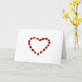 Carte ladybugsheart (Fleur jaune)