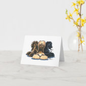 Carte L'Afghanistan en porte trois (Fleur jaune)