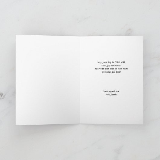 Carte L'âge est irréfutable Eléphants Amusants Anniversa (Intérieur)