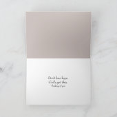 Carte L'agneau perdu et le berger pensent à vous (Intérieur)