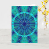 Carte Lagune bleue (Fleur jaune)