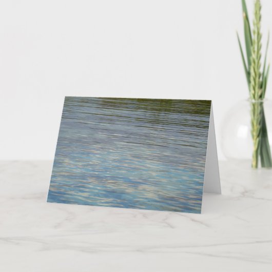 Carte Lagune de la mangrove Eau Bleu des Caraïbes (Devant)