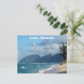 Carte Laie Beach Hawaii (Debout devant)