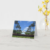 Carte Laie Hawaii LDS Temple (Fleur jaune)