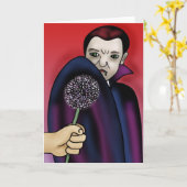 Carte L'ail se débarrasse de la bouchée du vampire (Fleur jaune)