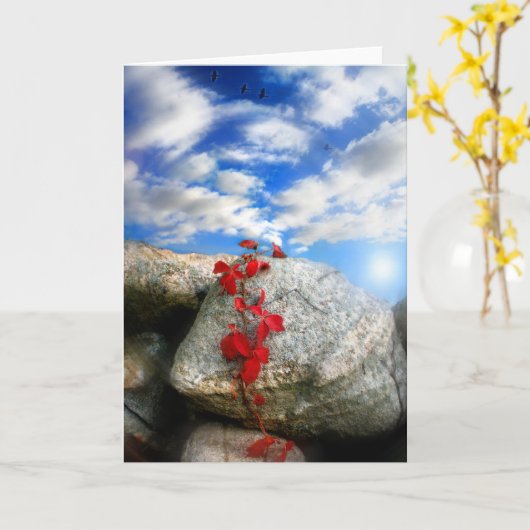 Carte L'air frais (Fleur jaune)