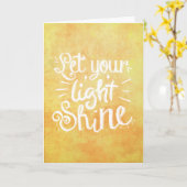 Carte Laisser Brillant Citer Jaune (Fleur jaune)