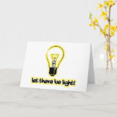 Carte Laisser La Lumière (Fleur jaune)