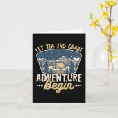 Carte Laisser l'aventure de 3e année commencer enseignan (Fleur jaune)