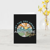 Carte Laisser L'Aventure De 3E Année Commencer L'Enseign (Fleur jaune)